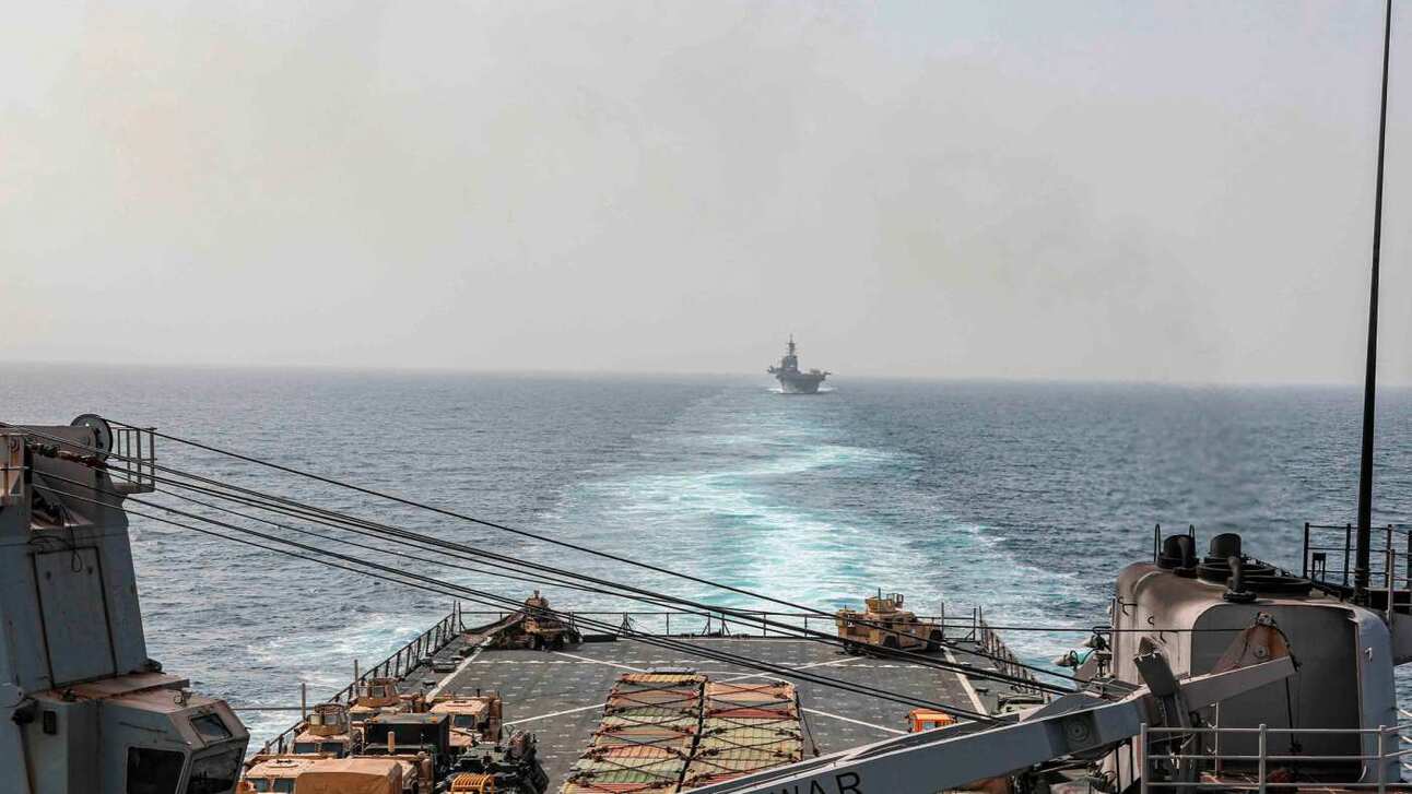 More than 20 countries are contributing to an operation to protect Red Sea shipping. Photo: AP