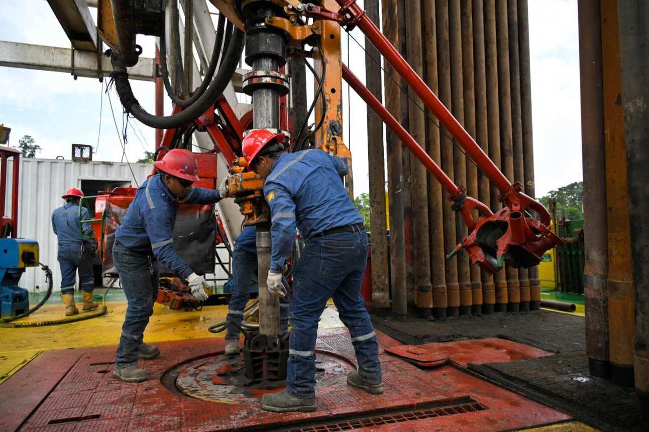 The YasunĂ oilfield in the Amazon, where oil drilling is to be banned, is a major source of government revenue. Photo: Rodrigo Buendia/AFP/Getty Images