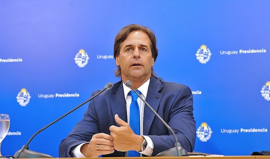 Uruguay’s President Luis Lacalle Pou. Photo via MercoPress.