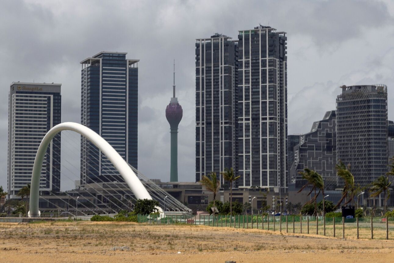 The Port City economic zone in Colombo, Sri Lanka. Photo: Buddhika Weerasinghe/Bloomberg